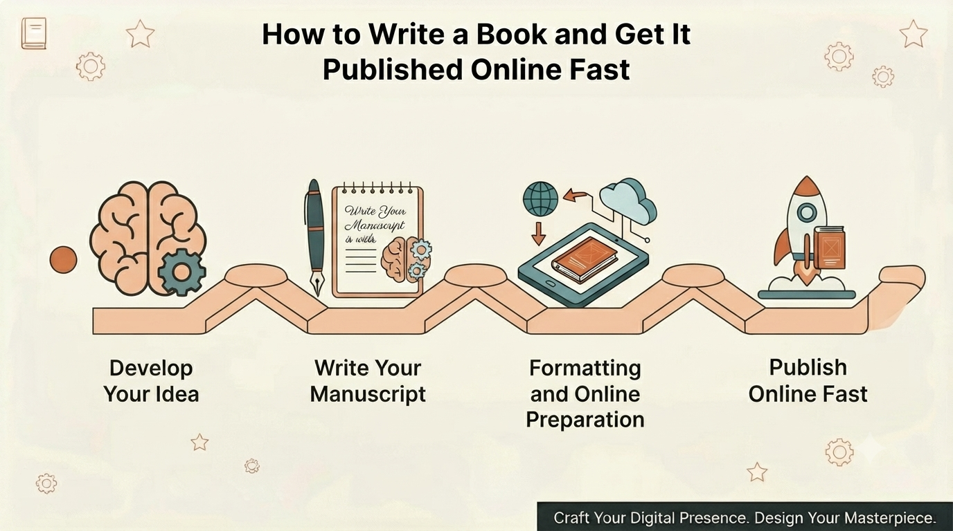 How to Write a Book and Get It Published Online Fast
